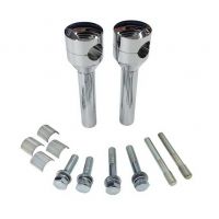 Nástavce řídítek Motorrad Burchard Old Style 22/25,4mm, 150mm - chrom